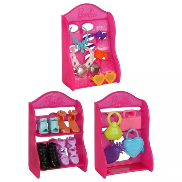 BNWT Lot of 3 Barbie Accessory Packs (18 pieces in total) - Picture 1 of 6
